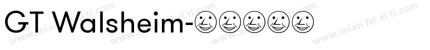 GT Walsheim字体转换